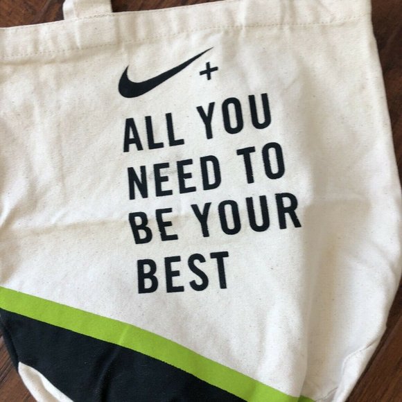 Nike + Green & Black Athletic Tote Bag - Picture 3 of 4